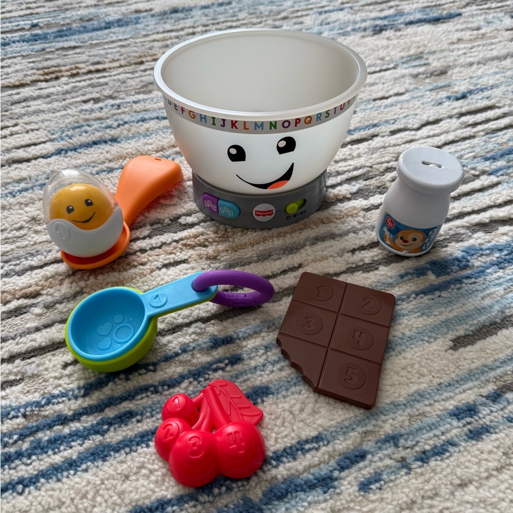 Fisher Price Laugh And Learn Color Magic Mixing Bowl (Tested)